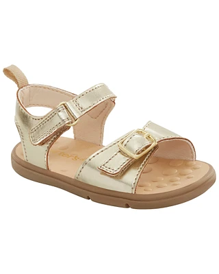 Baby Every Step® Gold Sandals