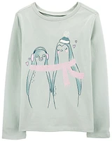 Kid Penguin Long-Sleeve Graphic Tee