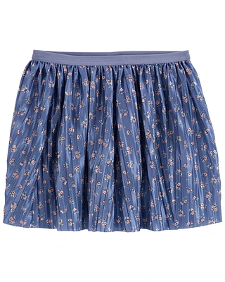 Kid Floral Print Skort