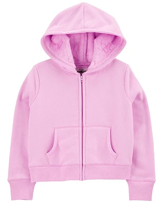 Kid Fleece-Lined Zip-Up Jacket