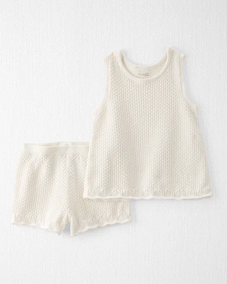 Kid 2-Piece Organic Cotton Sweater Knit Set