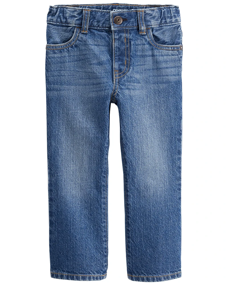 Baby Medium Blue Wash Boot-Cut Jeans