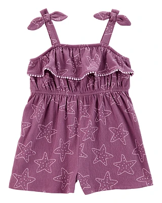 Toddler Starfish Print Romper