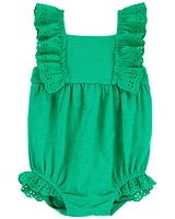 Baby Eyelet Lace Romper