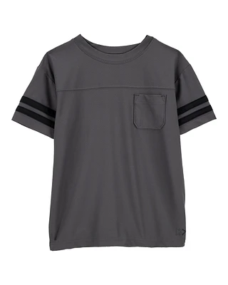 Kid Striped Short-Sleeve Tee - Black