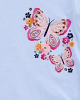 Baby 2-Piece Butterfly Flutter Tee & Leggings Set