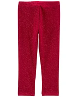 Toddler Glitter Cozy Fleece Leggings