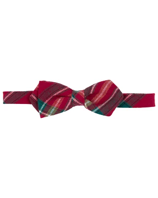 Plaid Holiday Bow Tie