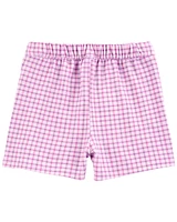 Kid Plaid Pleated Skort