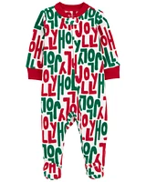 Baby 2-Pack Christmas Zip-Up Fleece Sleep & Play Pajamas