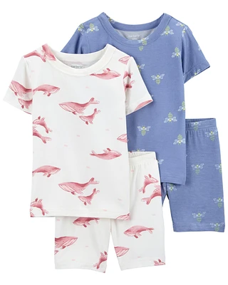 Toddler 4-Piece PurelySoft Pajamas