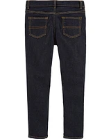 Kid Dark Wash Husky-Fit Skinny-Leg Jeans