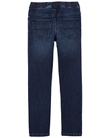 Kid 
Knit-Like Denim Drawstring Jeans