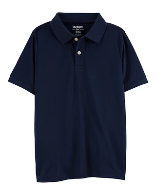 Kid Navy Piqué Polo Shirt