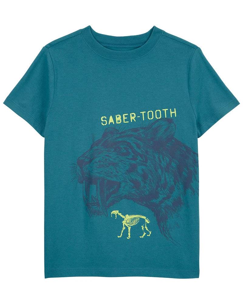 Kid Saber Tooth Graphic Tee