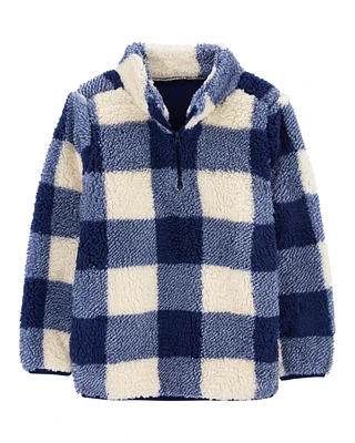 Kid Plaid Fleece Jacket