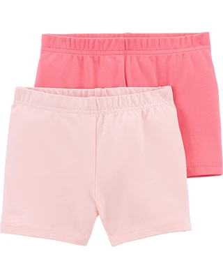 Toddler 2-Pack Pink/ Bike Shorts