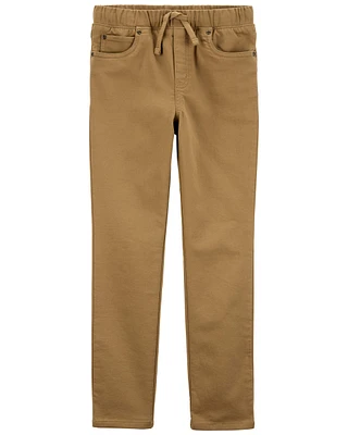 Kid Pull-On Khaki Pants