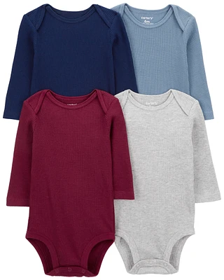 Baby 4-Pack Long-Sleeve Bodysuits