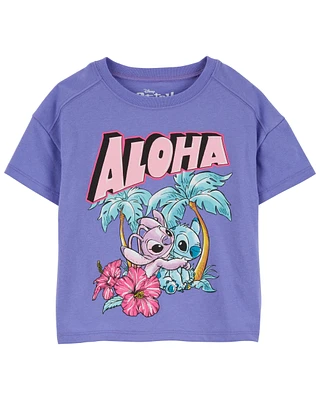 Kid Stitch Aloha Boxy Fit Graphic Tee