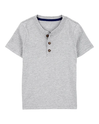 Toddler Short-Sleeve Henley Tee