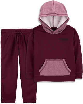 Toddler 2-Piece OshKosh Logo Hoodie & French Terry Pants Set