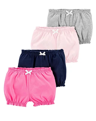 Baby 4-Pack Bubble Shorts Set