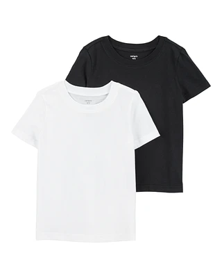 Kid 2-Pack Short-Sleeve Cotton Tees