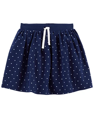 Kid Polka Dot Jersey Skort