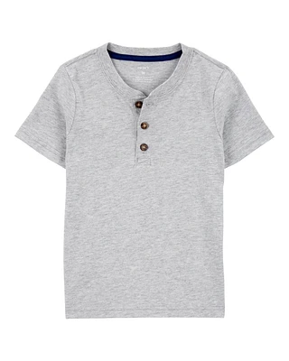 Baby Short-Sleeve Henley Tee