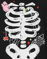 Baby 2-Piece Glow Halloween Skeleton 100% Cotton Pajamas