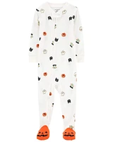 Toddler 1-Piece Halloween 100% Snug Fit Cotton Footie Pajamas