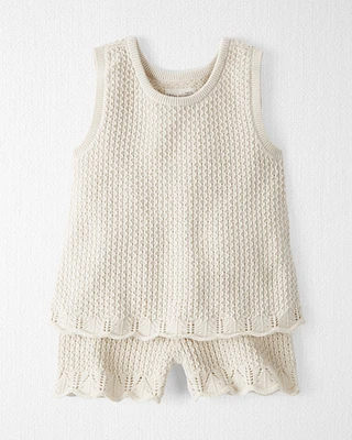Toddler 2-Piece Organic Cotton Sweater Knit Set