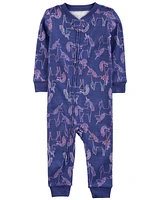 Baby 1-Piece Unicorn 100% Snug Fit Cotton Footless Pajamas