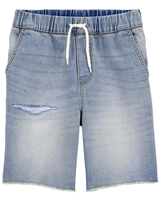 Kid Pull-On Denim Shorts