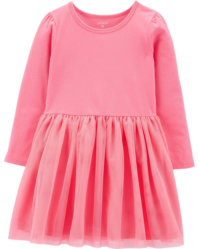 Toddler Tutu Jersey Dress