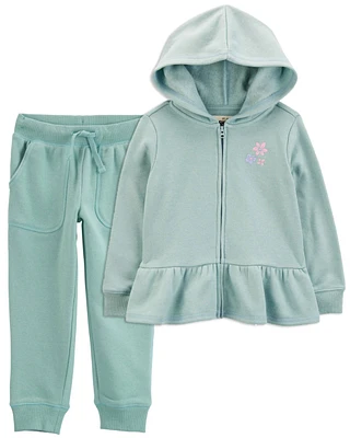 Toddler 2-Piece Peplum Jacket & Joggers Set