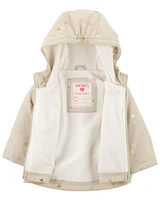 Baby Star Foil Mid-Weight Fleece-Lined Jacket