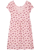 Kid Floral Jersey Dress