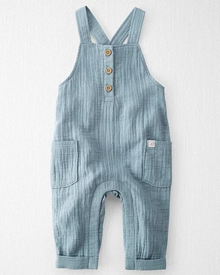 Baby Organic Cotton Gauze Overalls