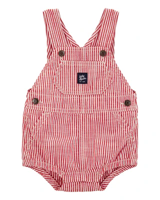 Baby Iconic Hickory Bubble Romper - Red