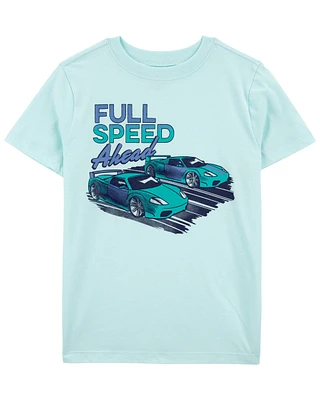 Kid Full Speed Ahead Graphic Tee