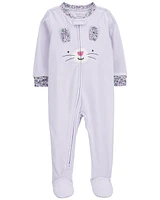 Baby 1-Piece Bunny Fleece Footie Pajamas