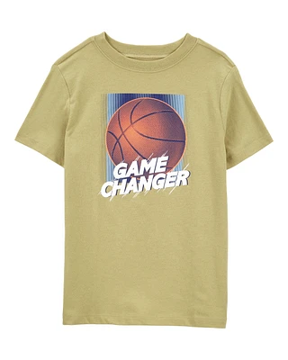 Kid Game Changer Basketball Short-Sleeve Tee - Gold