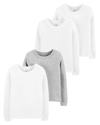 Kid 4-Pack Cotton Undershirts