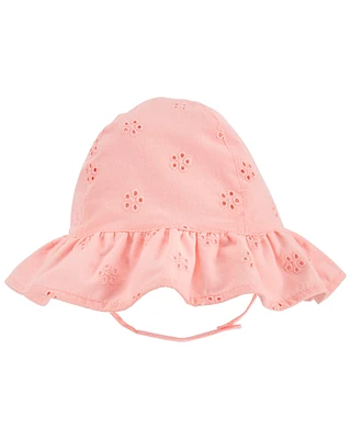 Baby Eyelet Sun Hat