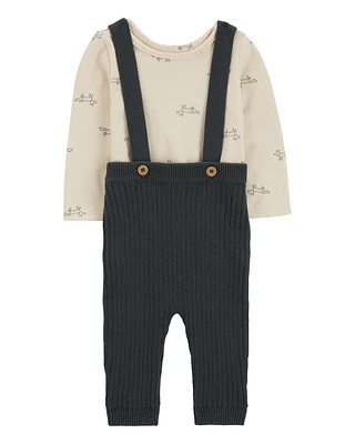 Baby 2-Piece Bodysuit & Sweater Coveralls