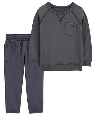 Toddler 2-Piece Fleece Pullover & Pants Set