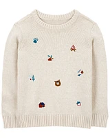 Toddler Embroidered Camping Sweatshirt