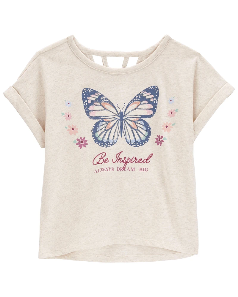 Kid Butterfly Open Back Top